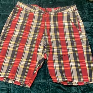 Men’s Haggar clothing plaid shorts
